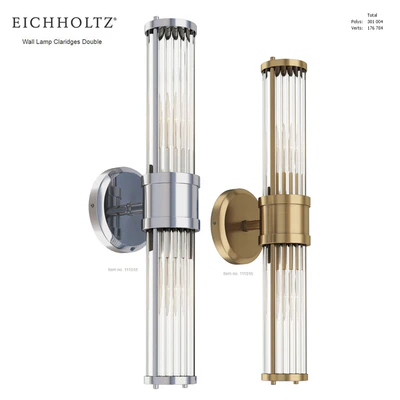 EICHHOLTZ Wall Lamp Claridges Double 111018 111016 — Вид 1