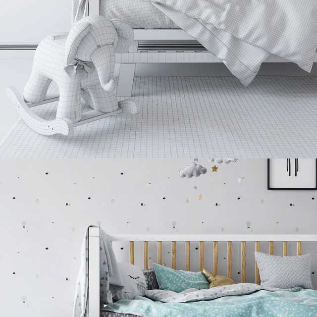 Adairs Baby BonBon nursery set — Скачать
