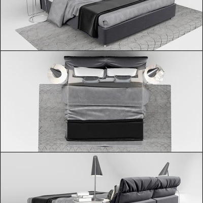Flou. Nathalie bed. — Ver 3