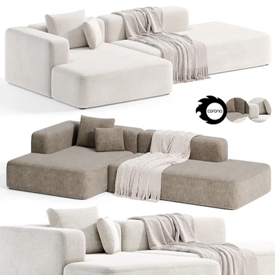 Stone Modular Sofa 2 by Tamamm — Вид 1