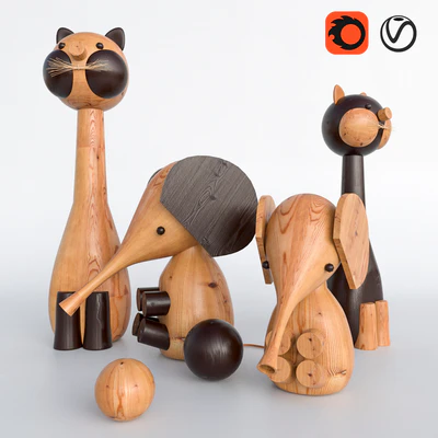 Toys made of wood — Ver 1