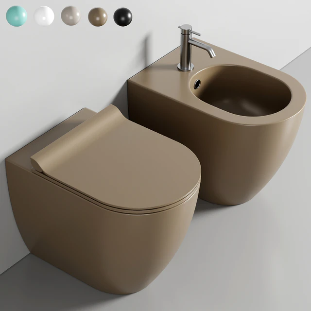 COLOR ELEMENTS 55X36 Toilet By GSI ceramica — Descargar