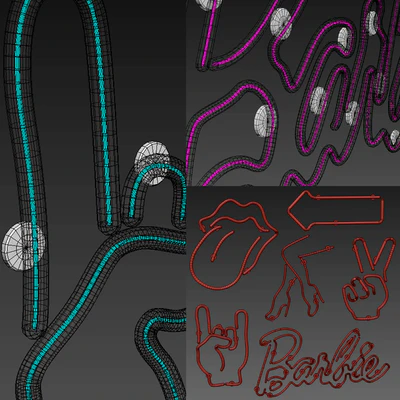 Light modules. Set 23. Neon — Вид 2