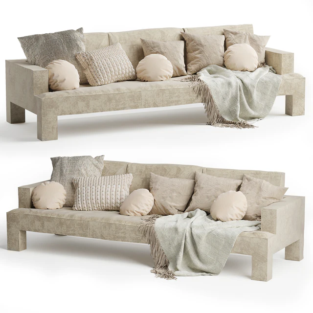 Alto Piano 3 Seater Sofa — Скачать