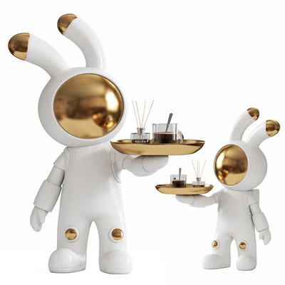 Rabbit Handicraft Decoration Sculpture — Ver 1
