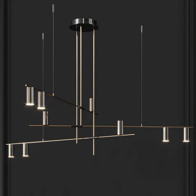 TRIBES CHANDELIER Nickel — Ver 3