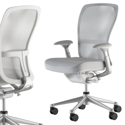 Office Chair Zody Black and White — Вид 6
