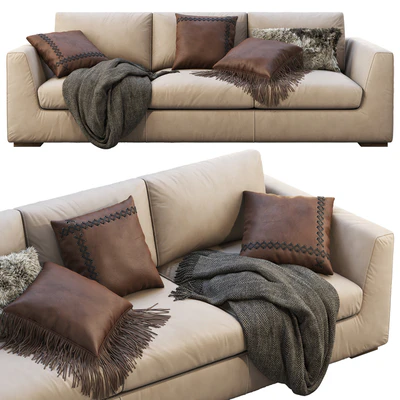 RH Modena Taper Arm Sofa — Вид 1