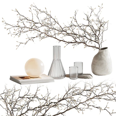 Decorative set for coffee table 51 — Ver 1