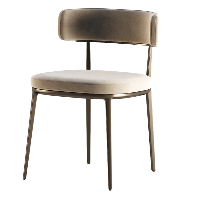 CARATOS Chair with armrests By Maxalto — Descargar