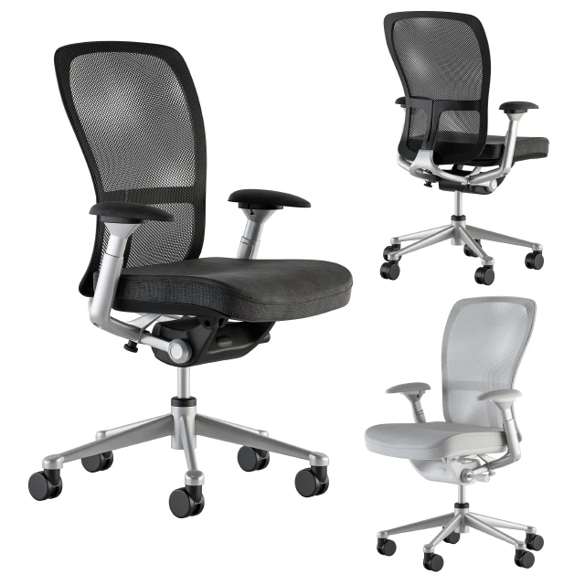 Office Chair Zody Black and White — Скачать