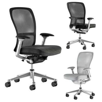 Office Chair Zody Black and White — Вид 7