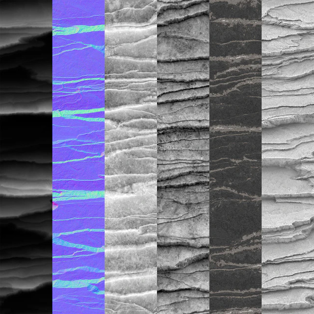Rock cliff wall №20 — Скачать