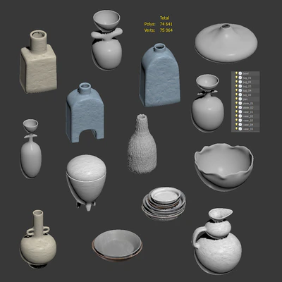 Pottery set v2 — Ver 2