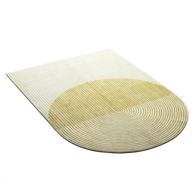 ply yellow wool rug by gan — download