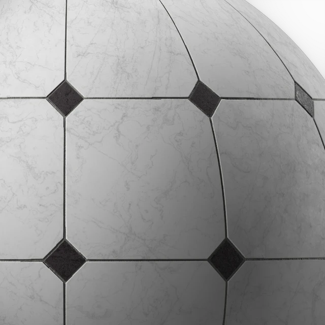 Marble Tile Materials 11- 3 patterns Tile - Pbr 4k Seamless — Скачать
