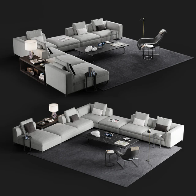 B & B Michel Club sofa set — Descargar