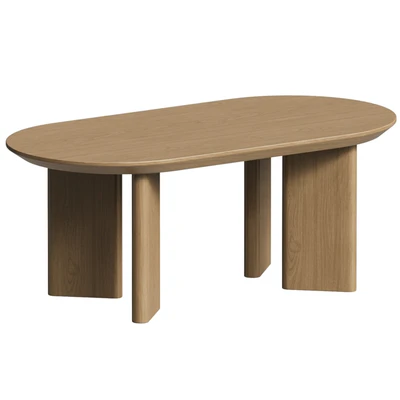 Ever Oak Wood Coffee Table — View 6