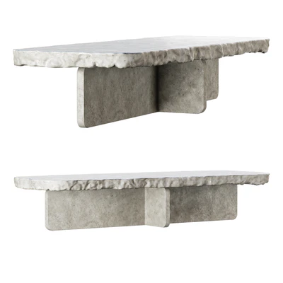 Richard concrete long table by Bpoint design / Concrete dining table — Ver 4