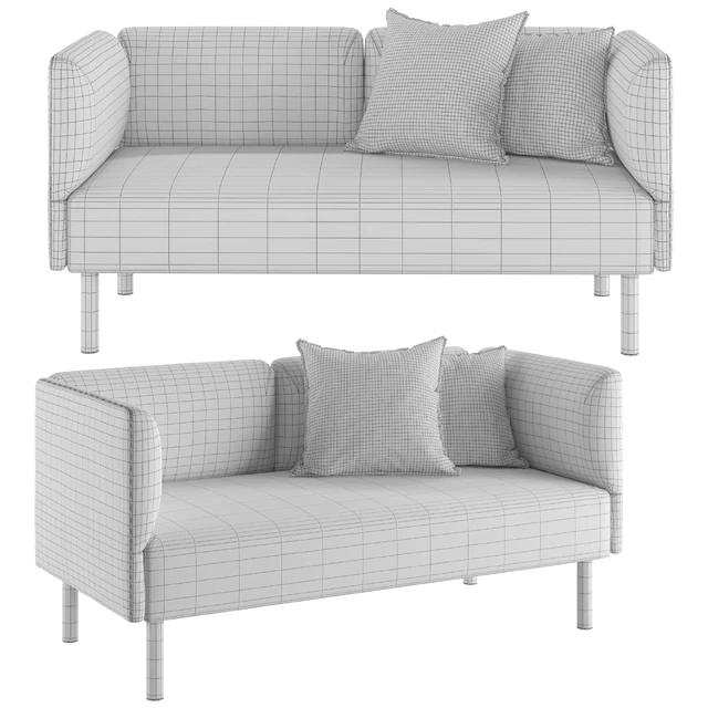 Lillehem 2-seat modular sofa — Descargar