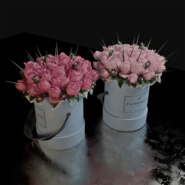 Roses in a gift box — Descargar
