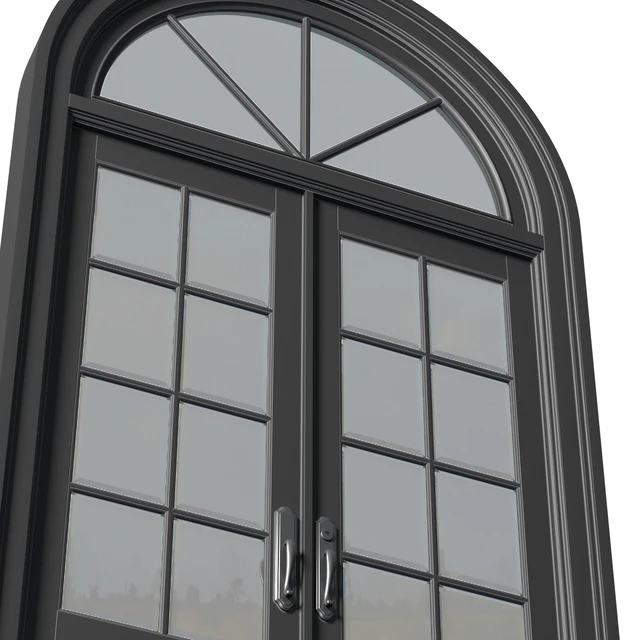 Arc Classic Entrance Doors.Entrance to the house.Front Door.Arched Opening Window.Outdoor Entrance classic door.External Doors. Exterior Door.Street Doors — Descargar