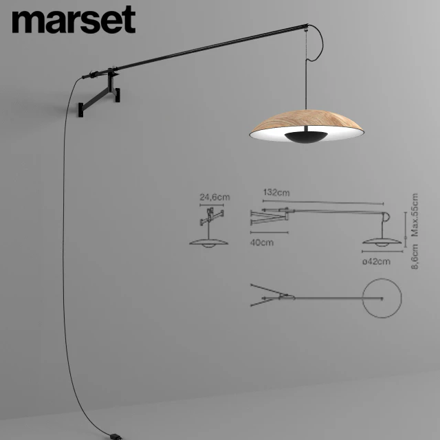 Wall lamp Marset Ginger A XL 42 — Descargar