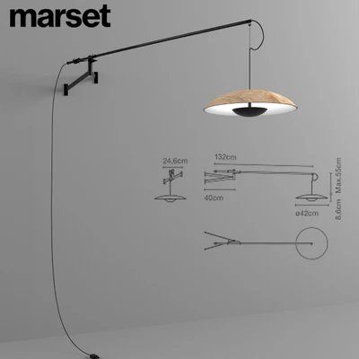Wall lamp Marset Ginger A XL 42 — Descargar