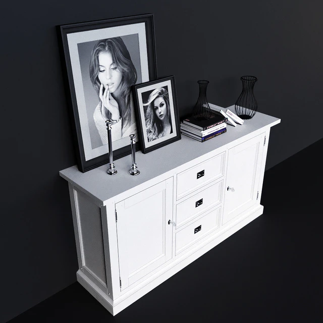 Комод Dantone Home Оксфорд с глухими дверцами — Скачать