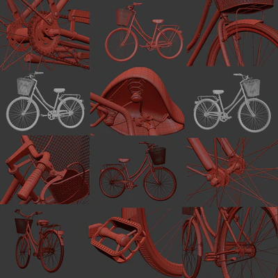 Bike Vintage Ladies Deluxe — Ver 4