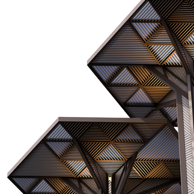 Architectural composition of canopies — Descargar