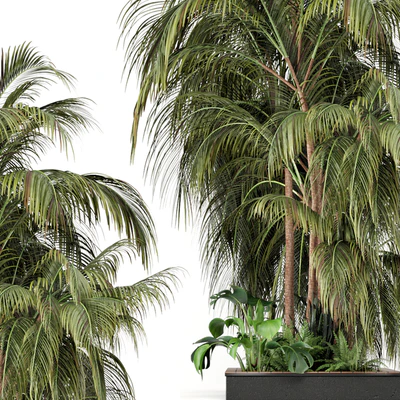 Outdoor Garden set bush and Tree - Garden Set 126 — Вид 6