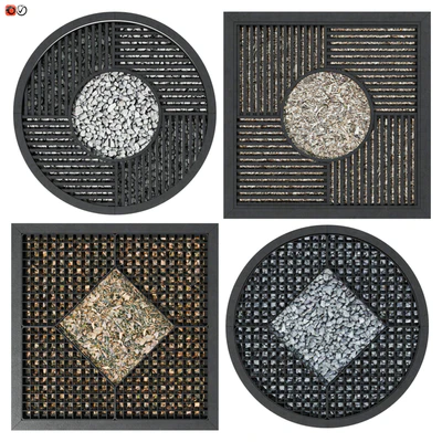 Set barrel grids for wood 03 — Ver 1