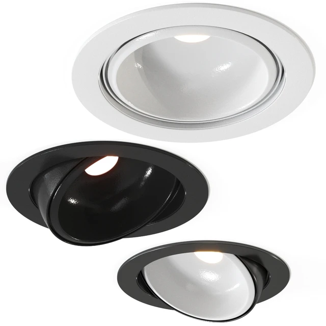 Piu R piano ceiling lamp by Occhio Spot — Descargar