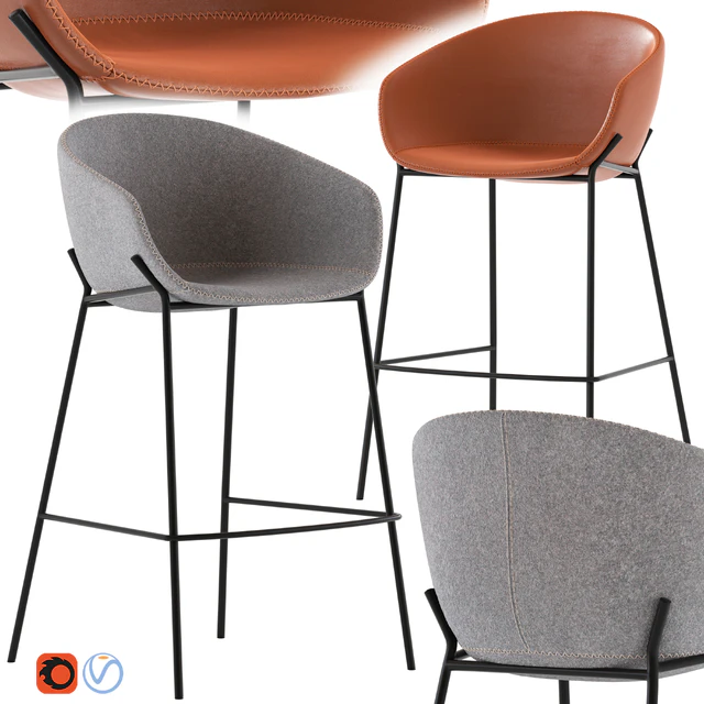 Linea Furniture Vanya Barstool — Descargar
