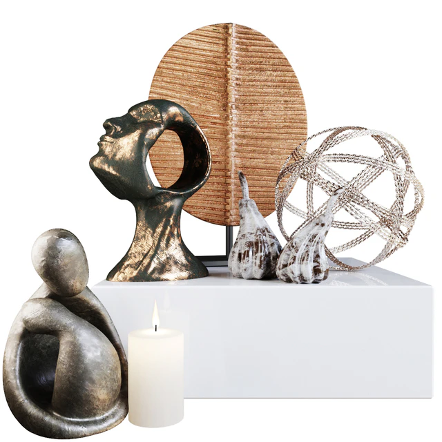 Decor collection in ethnic style with accessories — Descargar