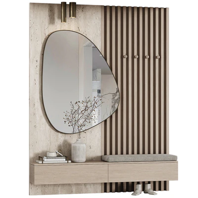 Entrance hall modular in modern style minimalism 06 — Ver 1