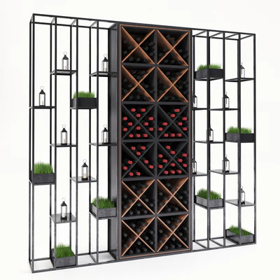 Shelving Wine Station — Ver 3