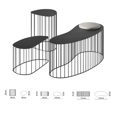 GIBELLINA table set. Baxter — Ver 2
