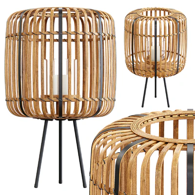 Zara Home - The bamboo decorative candle lamp — Вид 1