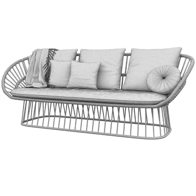 Cala 3 Seater Garden Sofa By Kettal Vray — Вид 2