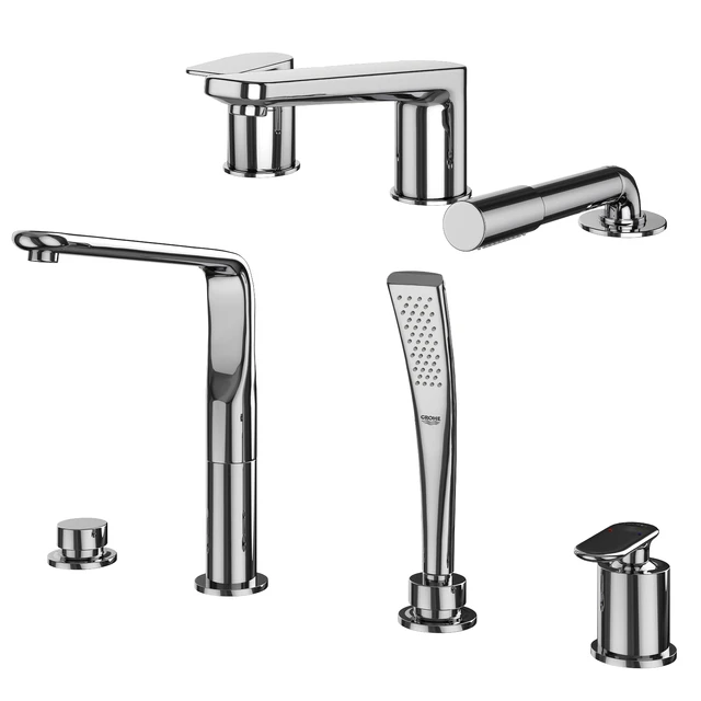 Inset bath mixers set 132 (Ravak, Grohe, IDEAL standard) — Descargar