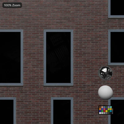 modern architectural brick facade texture warm grey — Ver 3