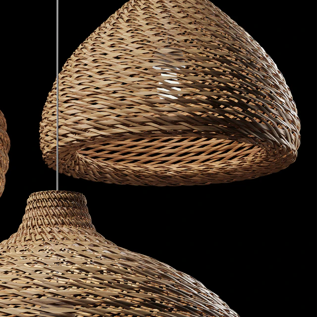 Rattan Pendant Light 08 — Descargar