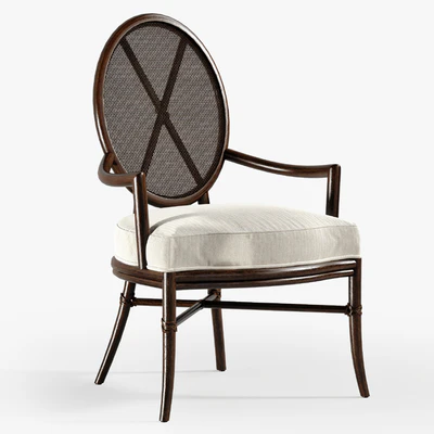 Oval X-Back Chair — Ver 1