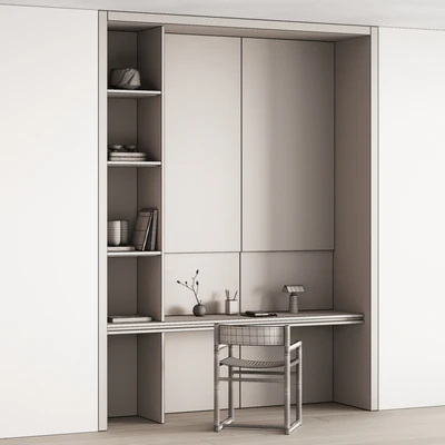 449 office furniture 25 workplace 09 minimal portal niche working zone — Вид 4