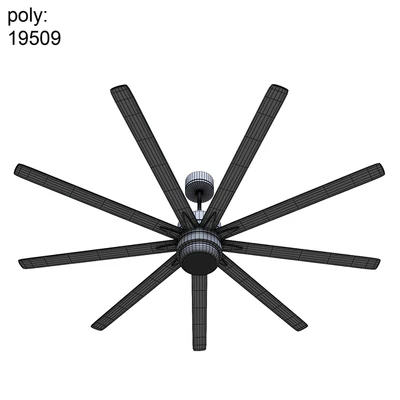 Pottery barn Odyn IndoorOutdoor Ceiling Fan Brushed Nickel With Brushed Nickel Blades — Вид 2