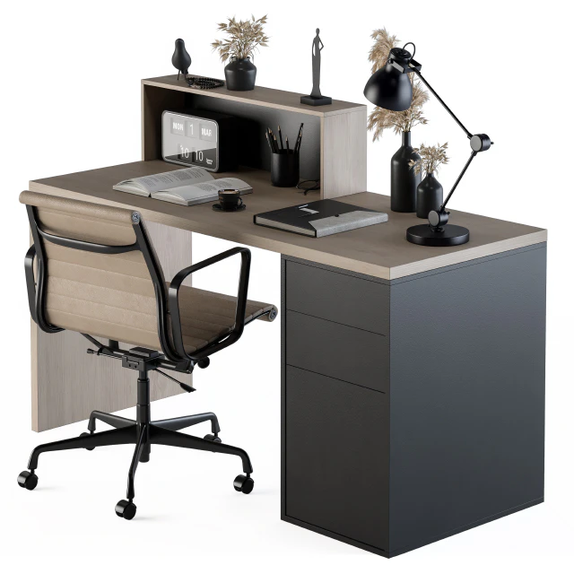 Work Table with Dried Plants - Set 82 — Descargar