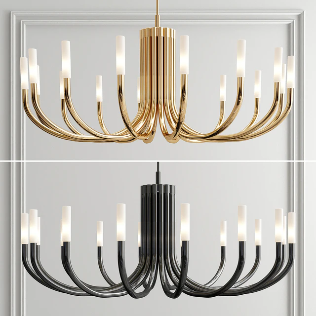 Rousseau Large Oval Chandelier — Descargar