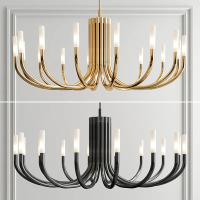 Rousseau Large Oval Chandelier — Descargar